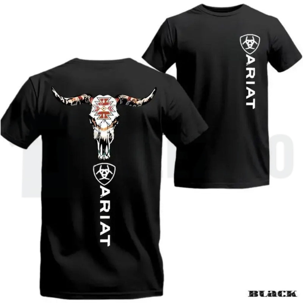 Western Style Graphic T-Shirt – Vintage Everyday Unisex Cowboy Tee