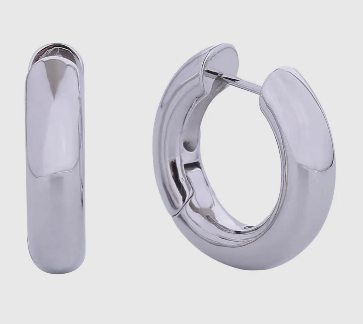 The Chunky Hoop Earrings {GOLD + SILVER}