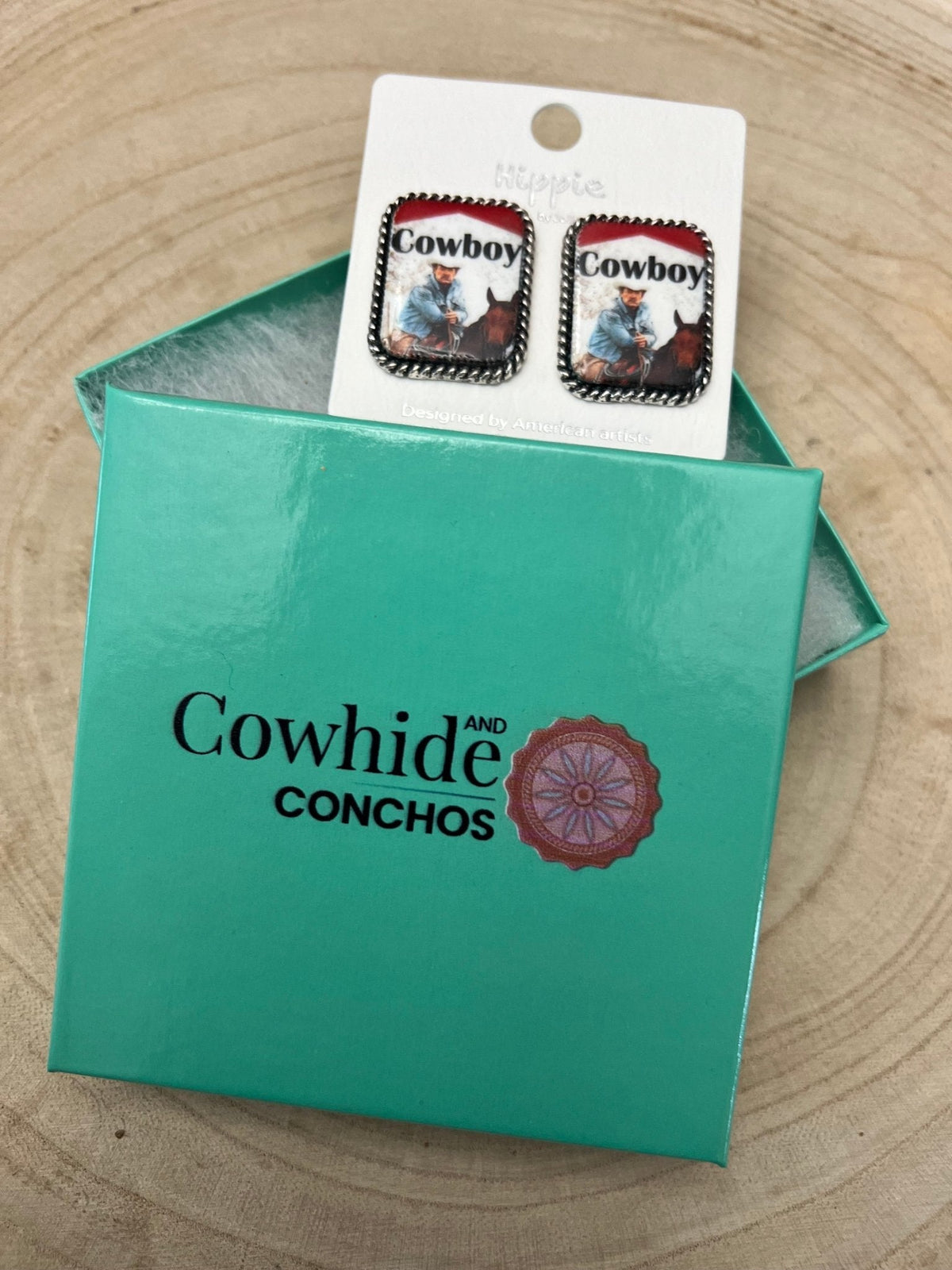 Western Cowboy Cigarette Fashion Earrings — Petite 1" Western Statement